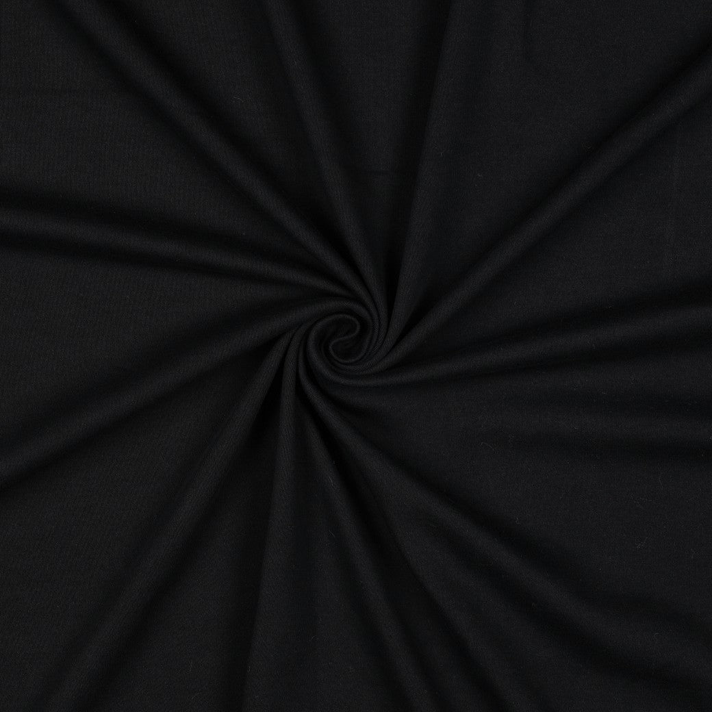 Heavy interlock trikoo, musta