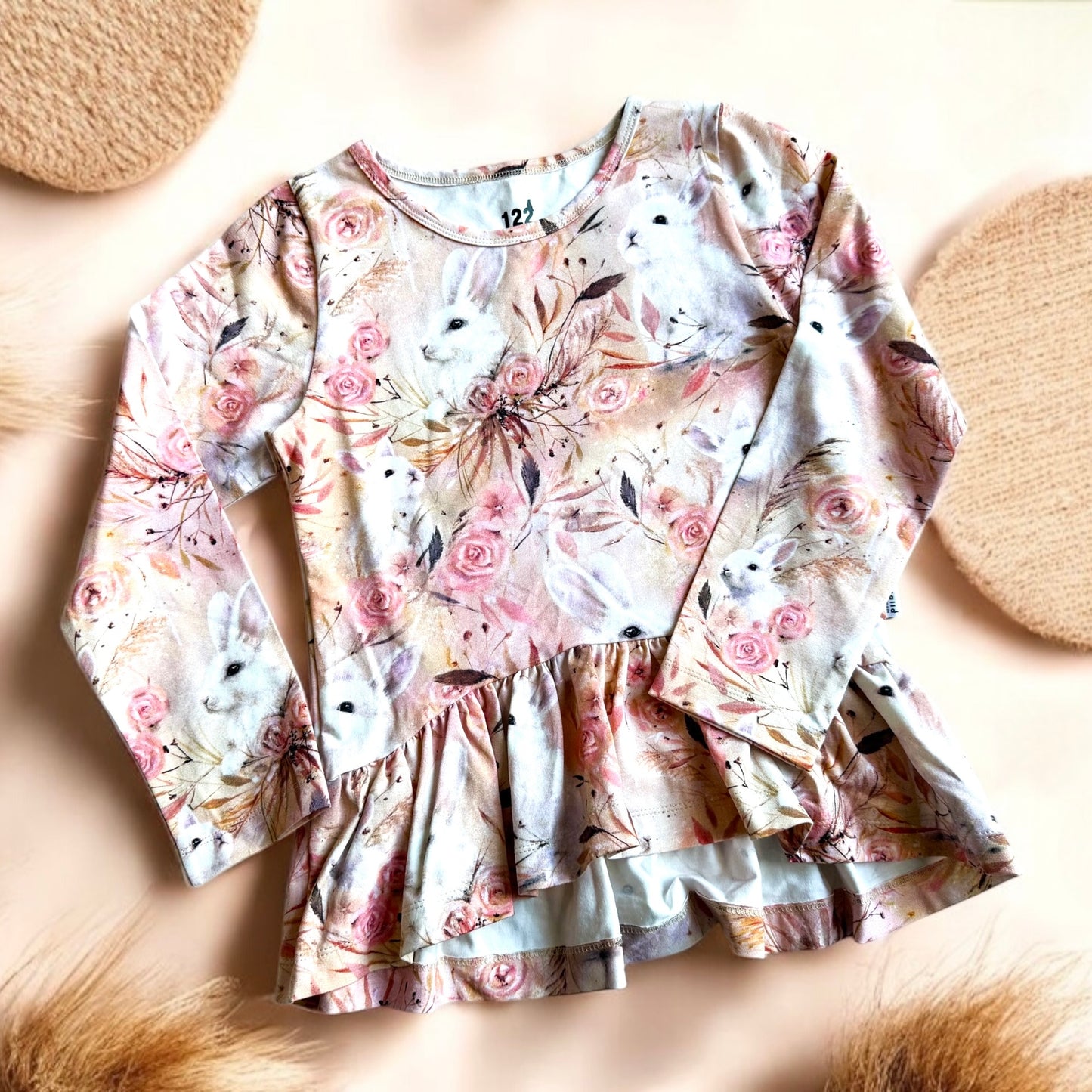 Boho bunny -peplumpaita