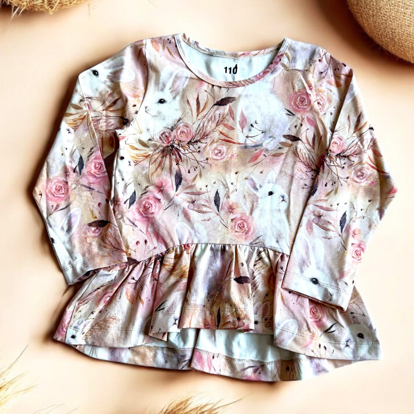 Boho bunny -peplumpaita