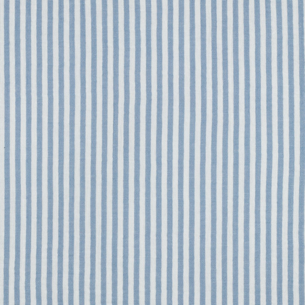 Double gauze: Raidallinen, sininen