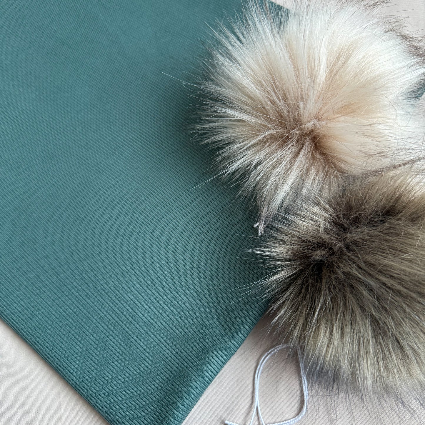 Rib knit: teal