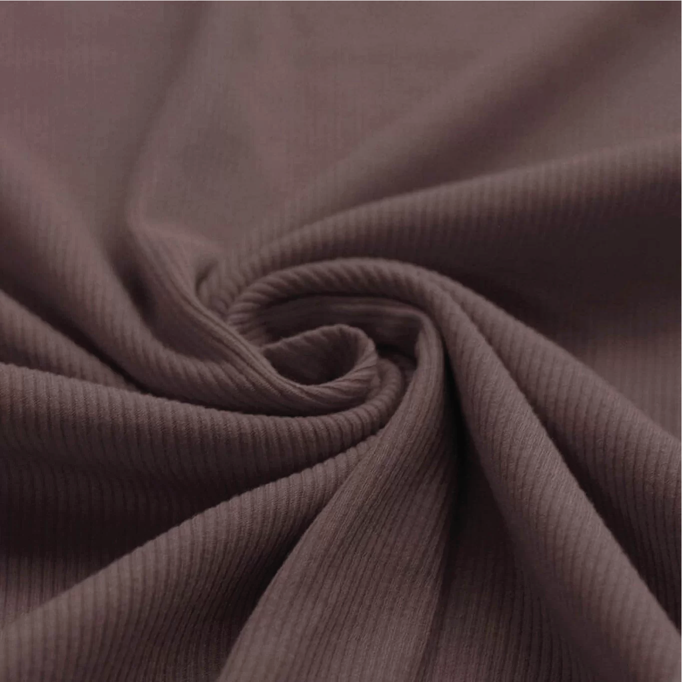 Rib jersey: dark mauve