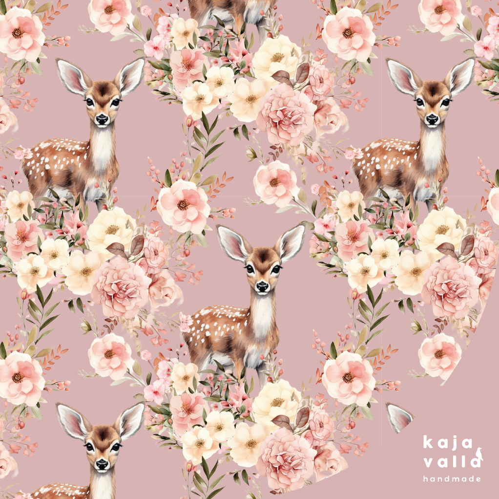 Rib jersey: Sweet deer