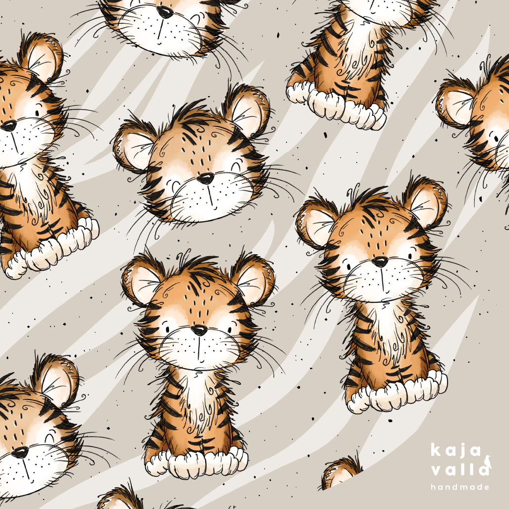 Rib jersey: Tiger