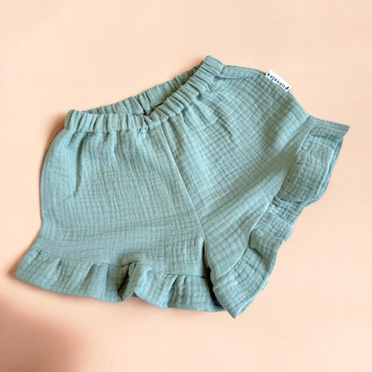 Frillashortsit vihreä