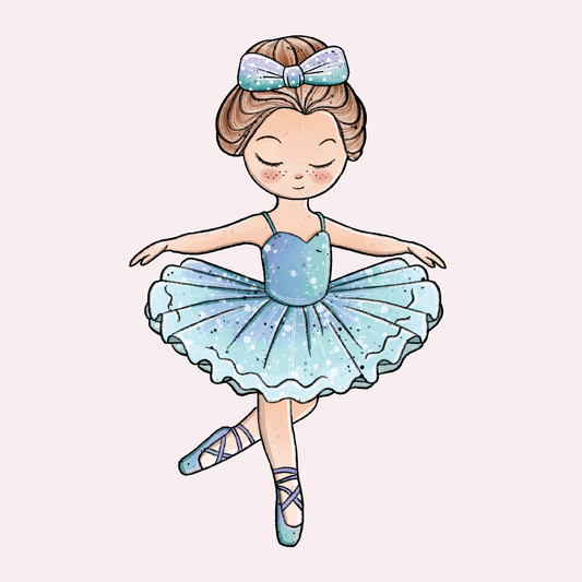 Silityskuva: Ballerina, sininen